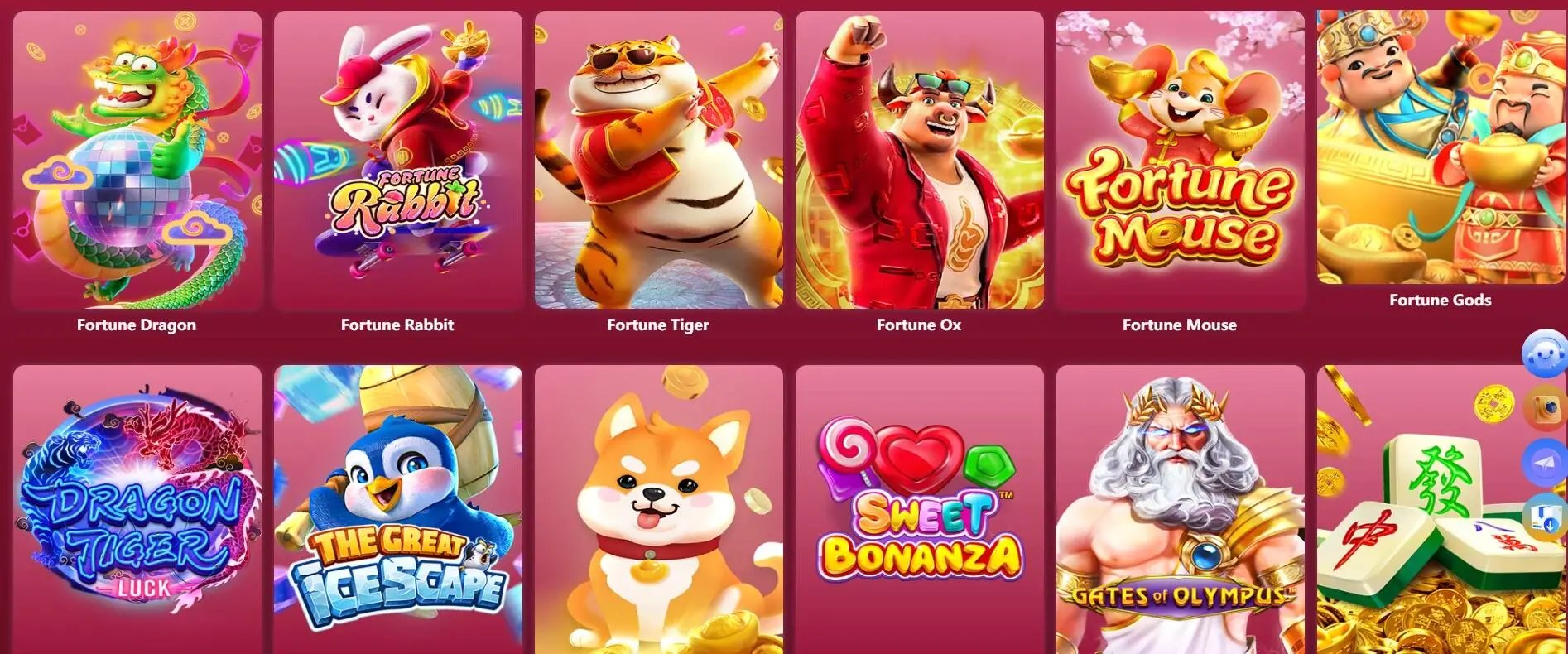 Tampilan antarmuka pengguna mobile mawar4d yang modern dan mudah digunakan